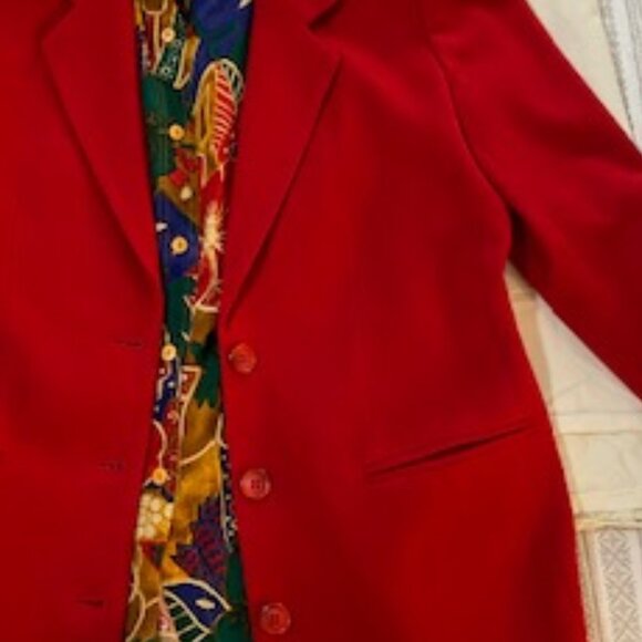 David Benjamin Wool Blazer Size 12 (fits largish - see measurements) fully lined - Picture 10 of 11